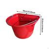 Horse feed Bucket 12L Capacity Multipurpose Convenient to Eat Livestock Water Bowl Mountable for