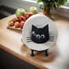 3D-печатный держатель для туалетной бумаги в виде кота, забавная freestanding подставка для рулона бумажных полотенец в виде черной овцы с самоклеящимся креплением для декора ванной комнаты
