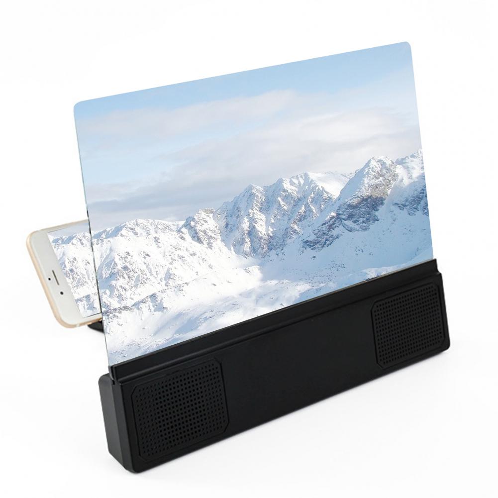 12 Inch F5 Mobile Phone Amplifier Adjustable Blue Light Lens with Audio Watch Video Phone Screen Magnifying Amplifier