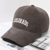Colorado Letter Embroidery Baseball Cap Outdoor Sun Protection Hat Breathable