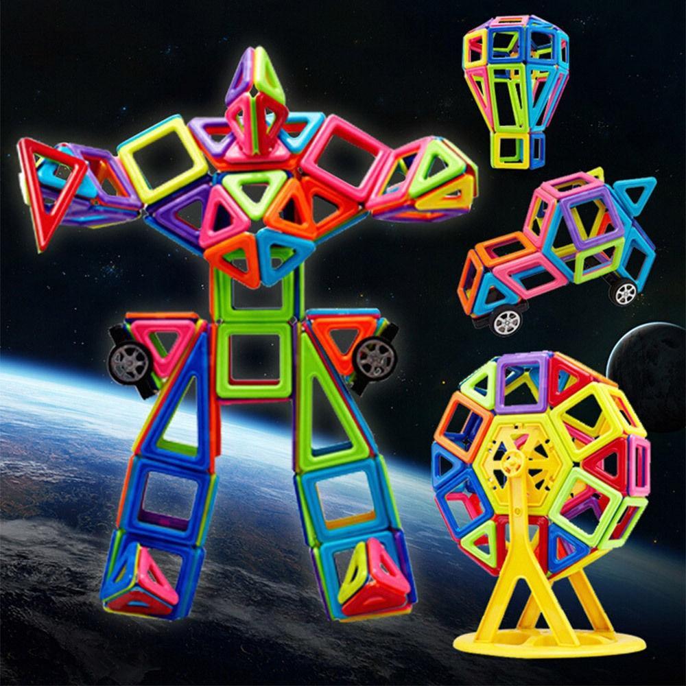 76 PCS Magician Magnetic Building Sets Educational Toys Boys Girls Toy