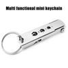 Брелок для ногтей, складные мини-щипчики для ногтей с кольцом для ключей, небольшой портативный стальной карман для путешествий, кемпинга и отдыха на природе