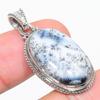 Natural Dendrite Opal Gemstone 925 Solid Sterling Silver Gift Pendant 1.50" C2e75