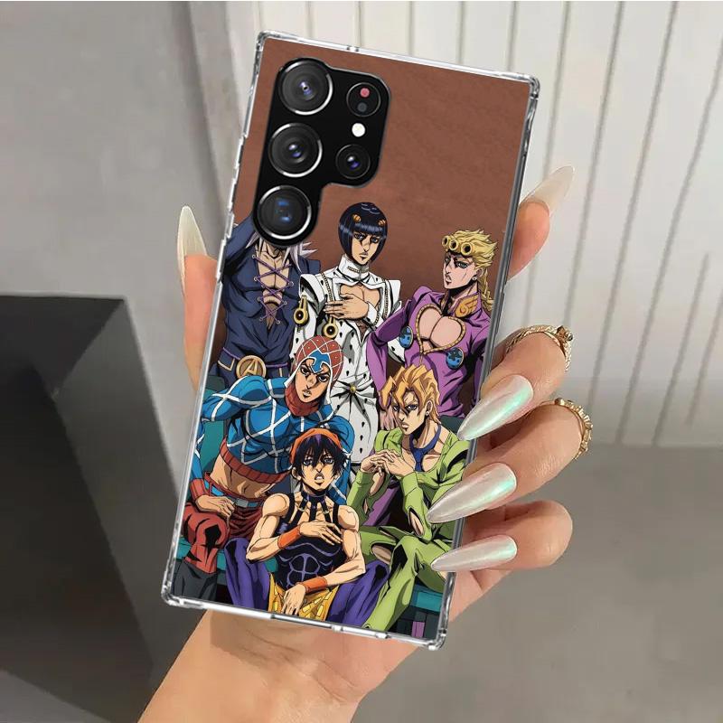 Чехол для телефона JoJo's Bizarre Adventure Golden Wind для Samsung Galaxy S25 S24 S23 Ultra S22 S21 Plus S20 FE S10 + S10E S25U Мягкий Принт