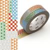 Adhesive Tape - MASKING TAPE (MT) - Traditional Japanese Patterns - 1.5cm X 7m - For Children - Mixed