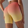 Nessaj Бесшовные спортивные шорты с градиентом, шорты для йоги с высокой талией, леггинсы, женские колготки для йоги с подъемом бедер