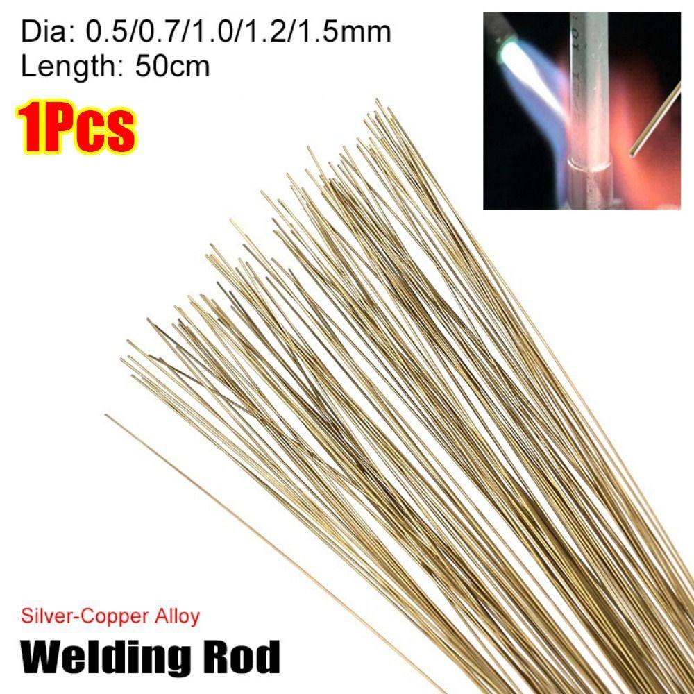 1Pcs Silver-Copper Alloy Silver Welding Rod Easy Solder Welder Tool for Jewelry Making Repair