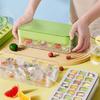 Press Type Ice Cubes Trays with Lids Ice Cubes Bin Scoop Trays Freezing Blocks Mold Kitchen Gadget for Whiskey Chilled Beverages