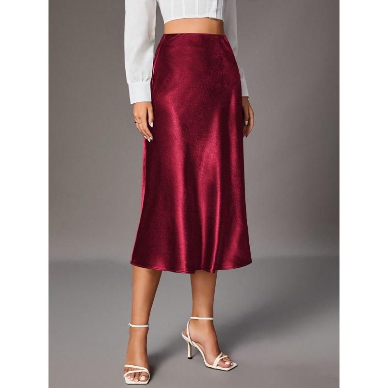 Женская атласная юбка High Sense Small Skirt