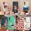 Чехлы для Xiaomi Redmi Note 11S Мультяшный Жидкий Силикон Полное Покрытие Защита от Падений Чехол для Xiaomi Redmi Note11S 11 S Coque Capa