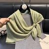 Simulation Silk Fashionable And Elegant High-End Square Scarf Silk Scarf Letter D Tencel Cotton Gold Silk Scarf Headscarf Women