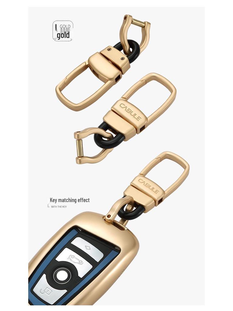 Брелок Cabron Universal из цинкового сплава с маленькой подковообразной пряжкой, идеально подходит для всех сумок для ключей