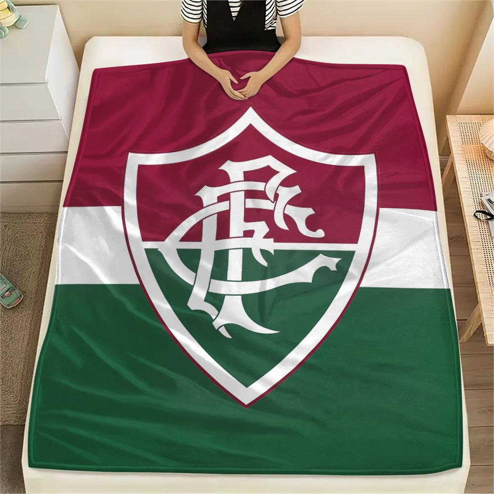 Fluminense Football Club Print Flannel Blanket, High quality Comfortable for All Seasons, Home Decor, Warmth and Comfort