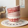 Японская посуда миска креативная керамическая суп рис фрукты бытовой набор кухонная посуда