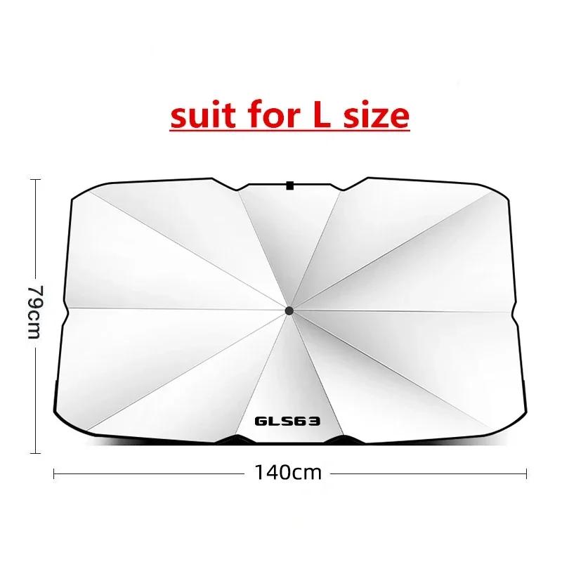 Car Insulated Windshield Sunshade for Mercedes Benz G63 G350d G500 GLA GLA43 GLB GLC GLC43 GLE GLK GLE GLS 63 Car Sunshade OM8