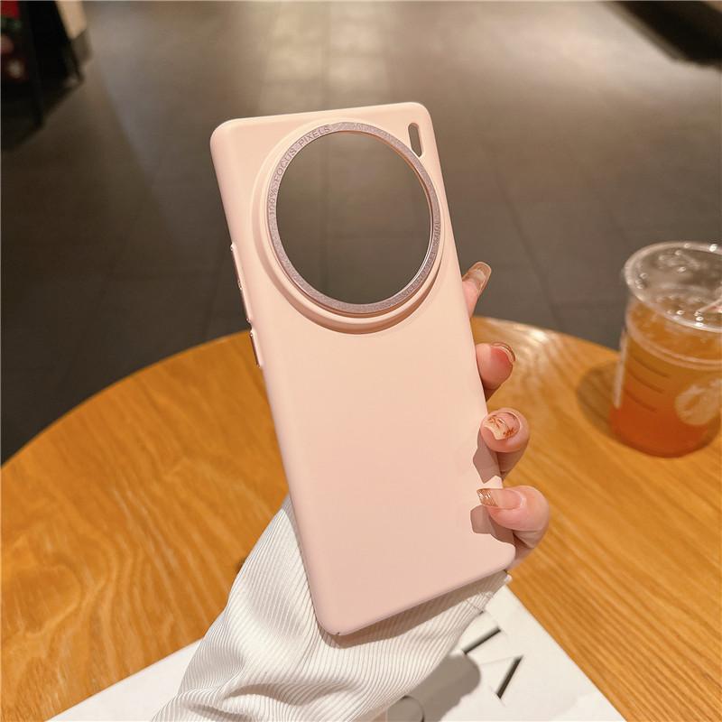 Для vivo X100 X100s Pro Прочная металлическая рамка для объектива с большим отверстием на ощупь, защитный чехол для ПК, задняя крышка в виде ракушки