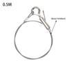 Adjustable Automatic Wire Rope Spring Hook Clothesline Picture Hanging Solution System Suspension Code Stainless Steel Cable