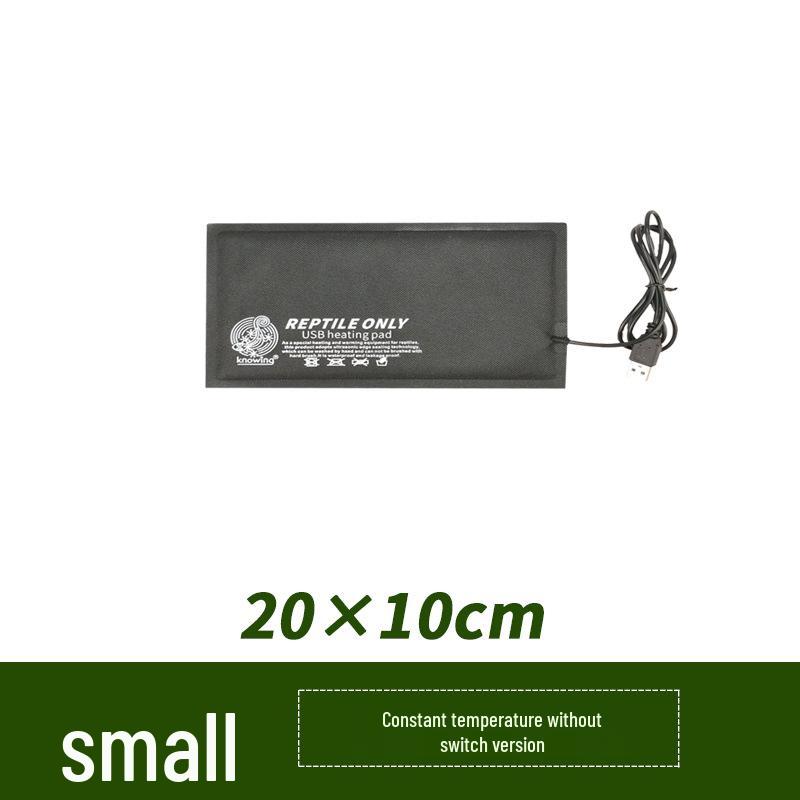Подушка с подогревом USB из углеродного волокна для питомцев - Моющаяся и гибкая для рептилий, кошек и собак.