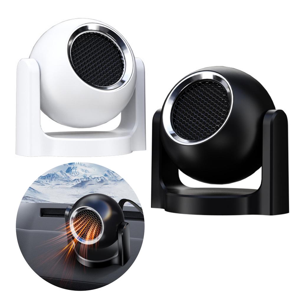 Portable Car Heater Fan Anti-Fog 12V 120W Fan Windshield Defroster Auto Warmer Air Blower Vehicle Demister Heating Dryer