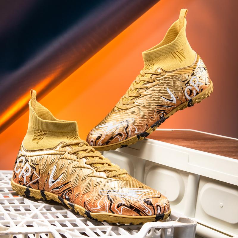 Новые профессиональные унисекс футбольные бутсы Нескользящие футбольные кроссовки для улицы Дропшиппинг Футзал Матч Тренировка Спорт Спортивные кроссовки