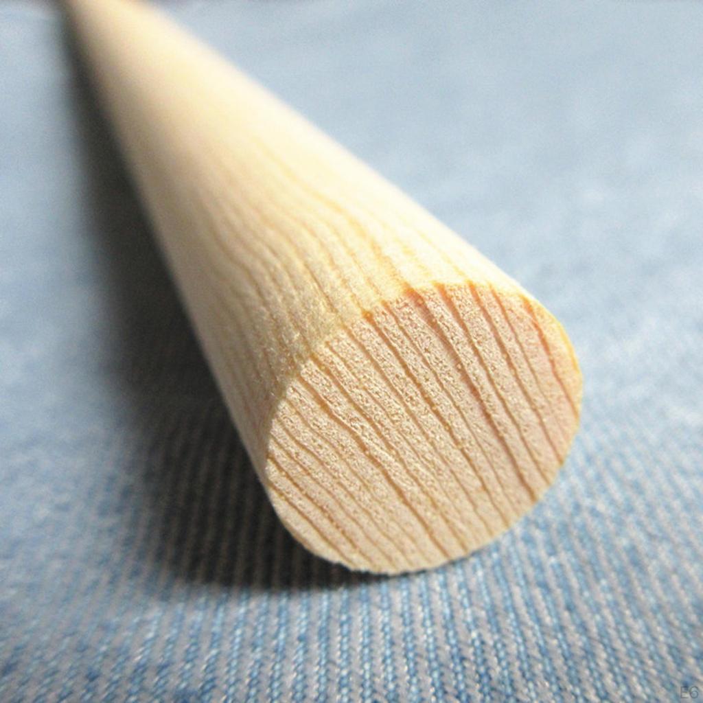 50 шт. деревянных стержней-шкантов, палочек для поделок из дерева, необработанных твердых пород древесины для макраме