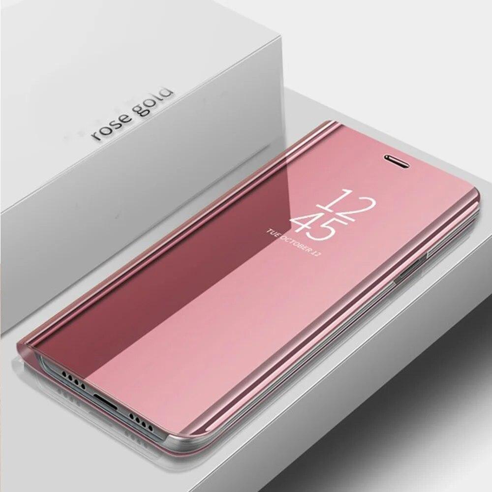 Для Xiaomi Redmi 13C чехол Smart View зеркало кожаный флип Fundas Redmy 13 C C13 Redmi13C 4G 2023 чехол магнитная подставка для книги Coque