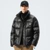 90% Duck Down Leather Jacket Down Jacket Men'S Loose Large Size American Jacket Winter Tooling Warm Men'S Jacket Tide
