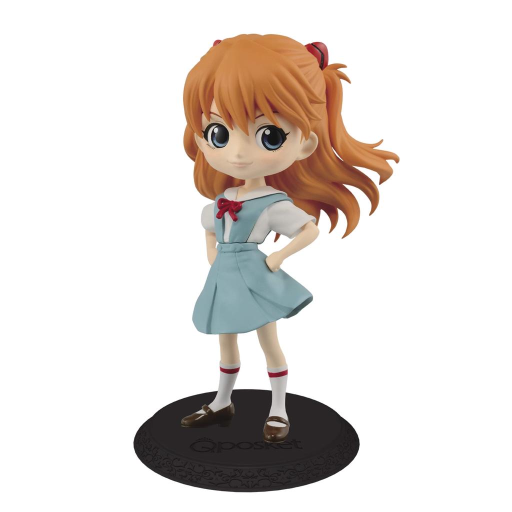 BANPRESTO Редкий Цвет Единичное Изделие Евангелион Новая Кино版 Q Posket - Сикинами Аска Лэнгли - Фигурка Аски Posket