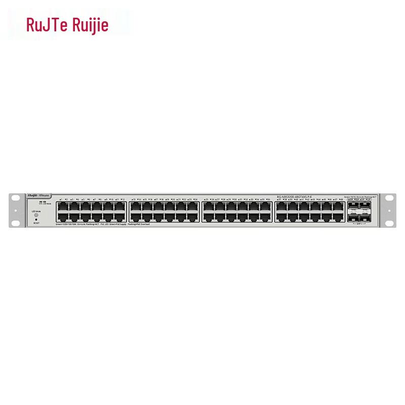 Ruijie RG-NBS3200-48GT4XS-P-E 48-Port L2 Managed PoE+ Switch