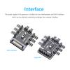 Материнская плата SATA/4-контактный 1 к 8 3-контактный PWM разветвитель-хаб для вентиляторов охлаждения, удлинитель, 12 В разъем питания, адаптер контроллера скорости для майнинг-ПК