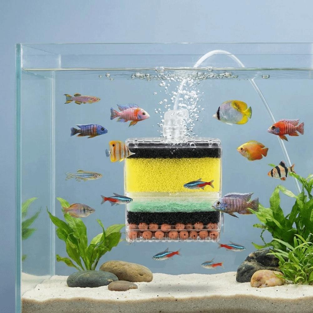 Detachable Aquarium Filter Efficient Bio Sponge Filter Water Purification Filter Small Fish Tanks