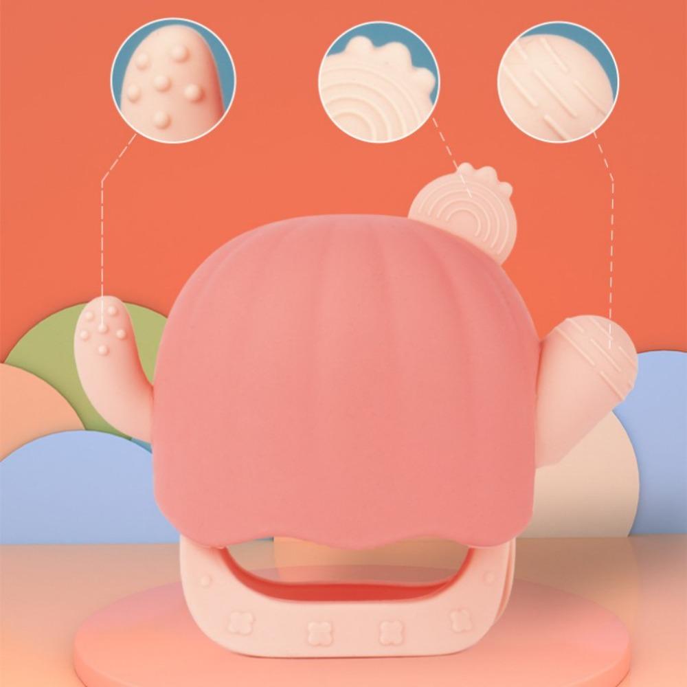 Детские аксессуары для ухода за полостью рта новорожденных силиконовая палочка для зубов кактуса для обучения укусу для ребенка