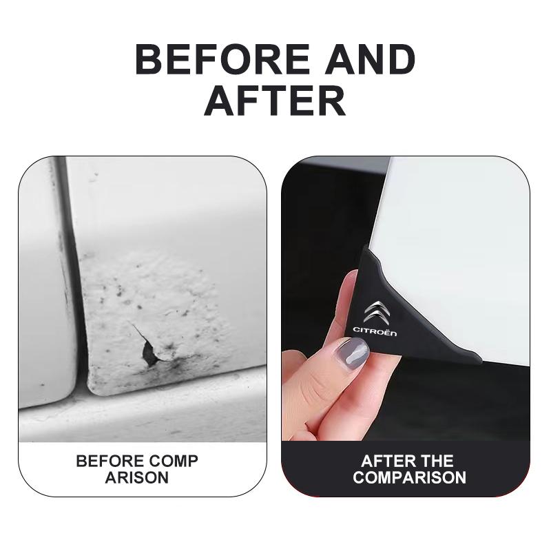 2Pcs Car Door Guard Edge Corner Protector Sticker Emblem Car Accessories For Citroen C2 C3 C4 C5 C6 C1 DS3 DS4 DS5 DS7 Xsara Berlingo Saxo Picasso