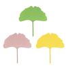 2Pcs Ginkgo Leaf Shape Handheld Fan, Decorative Leaf Hand Fan, Portable Lightweight Summer Cooling Fan, Party Favors for Men Women