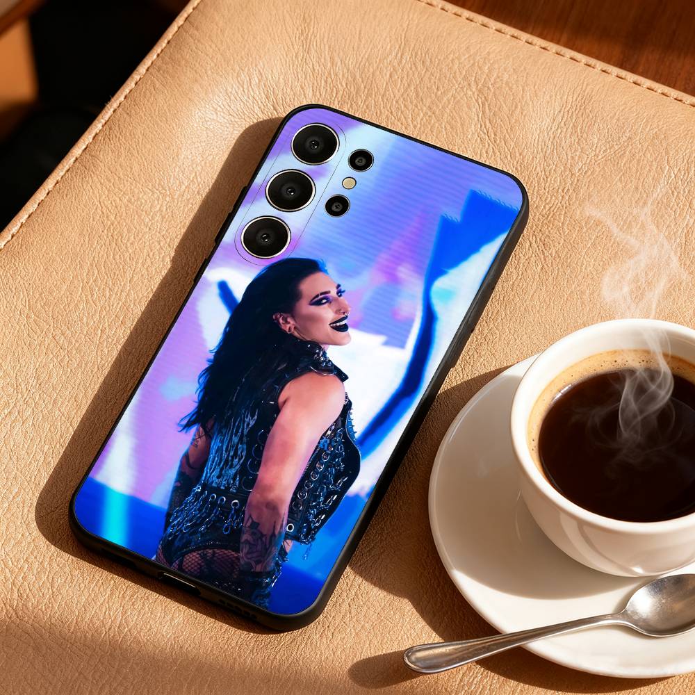 COOL and stylish Mami Violet Wing Phone Case For Samsung S26,S25,24,23,22,30,21,10,9,Ultra,Plus,Lite,FE Soft Black Case