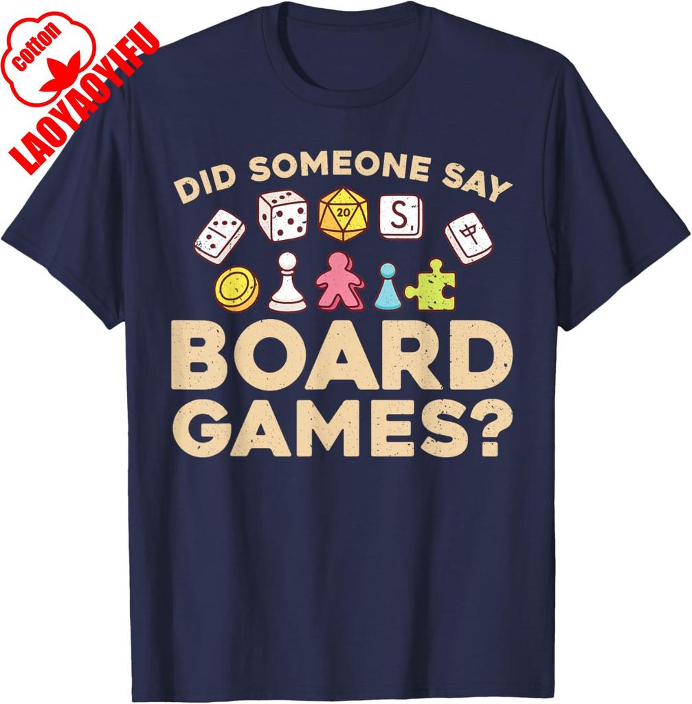Cool Board Games for Men Women Game Nerd Gamer Chess Lovers T-Shirt Summer Unisex Casual Cotton Streetwear Breathable Tee