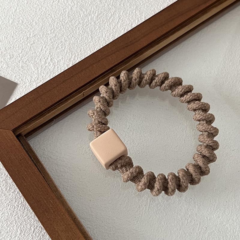 High-Elastic Spiral Anti-Slip Hair Tie for High Ponytails and Voluminous Styles