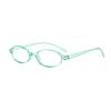 New Retro Oval Small Frame Flat Mirror  Personalized Women'S Anti Blue Light Eyeglasses Small Frame Oval Glasses