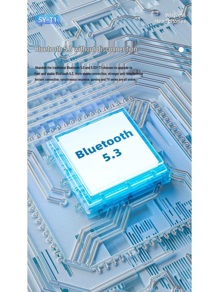 Беспроводные Bluetooth-наушники закрытого типа: Сверхдлительное время работы от аккумулятора и низкая задержка для игр и голосовых вызовов