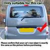 For Nissan NV200 2009- Auto ABS Rear Wiper Arm and Rear Blade Replacement Kit Parts 2015 2016 2017 2018