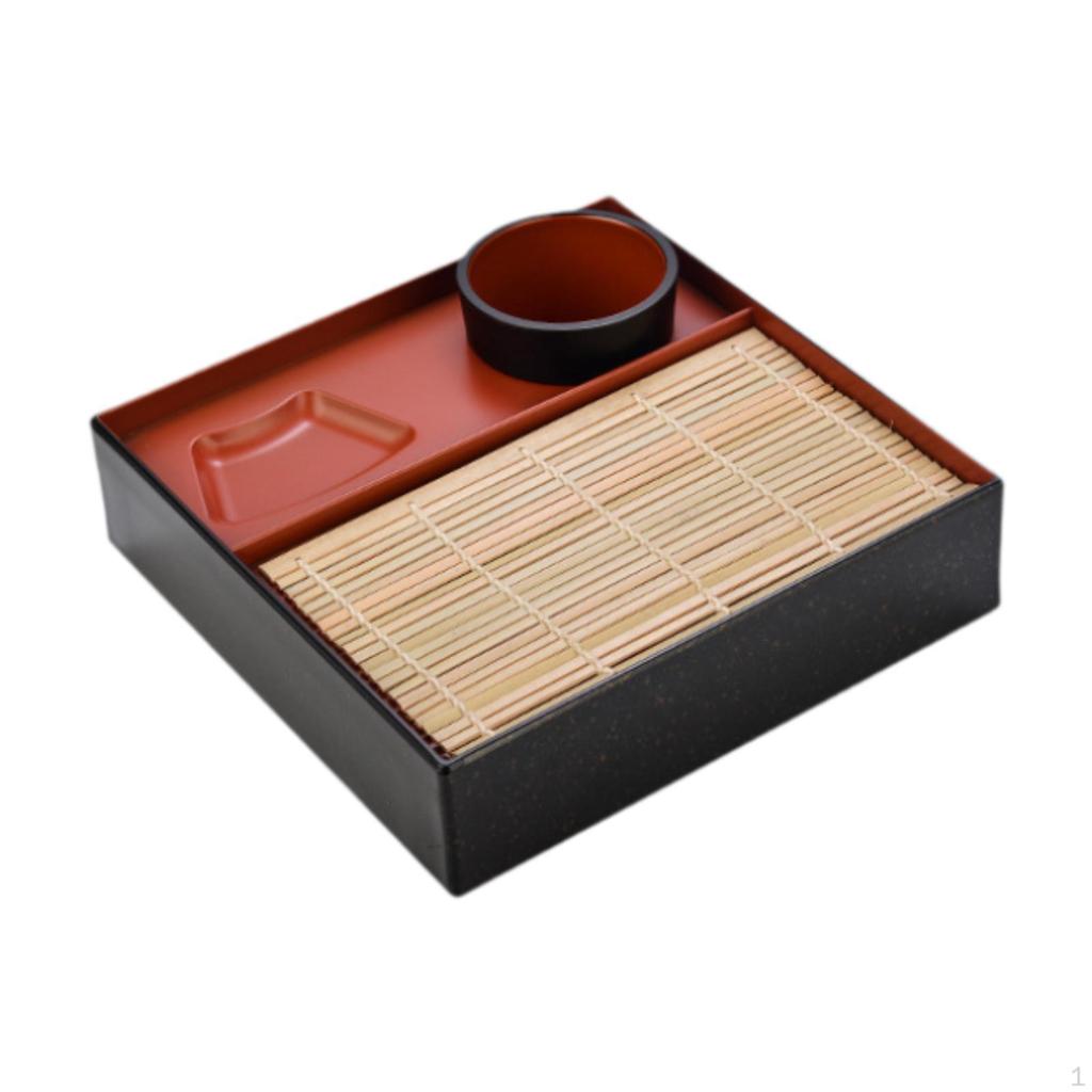 Тарелка для лапши соба, холодное блюдо, поднос для закусок, кухня с дренажным ковриком