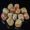Unakite Stones, Reiki, Chakra, Healing Decorative Pebbles, Tumbled Stone for Jewelry ,vase Fillers,