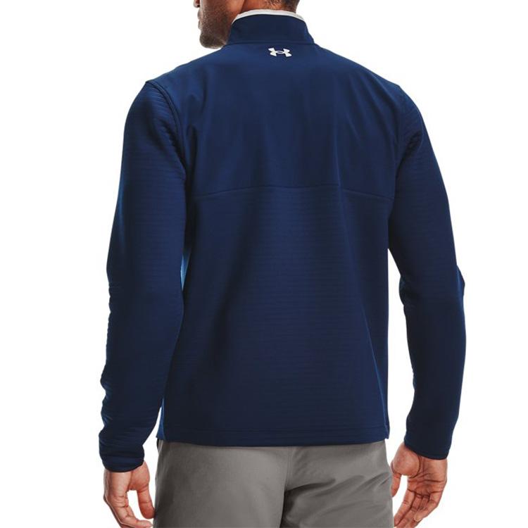 Under Armour Storm Sweatshirts Men's Blue Stand Collar Moderate Regular 1366280-408