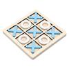 Kids' Wooden XO Tic-Tac-Toe Logic Game: Parent-Child Interactive Two-Player Puzzle Toy