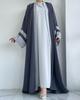 Eid Muslim Dress Abayas Women Two Piece Set Musulman Ensembles Morocco Ramadan Caftan Abaya Kaftan Dubai Arab Long Robe