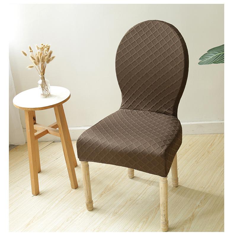 Чехлы на стулья с круглой спинкой, эластичные чехлы на сиденья для ресторана, защитные чехлы на стулья, эластичные чехлы на банкетные табуретки для отеля