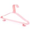 Нескользящая металлическая вешалка с пластиковыми крючками для взрослой и детской одежды