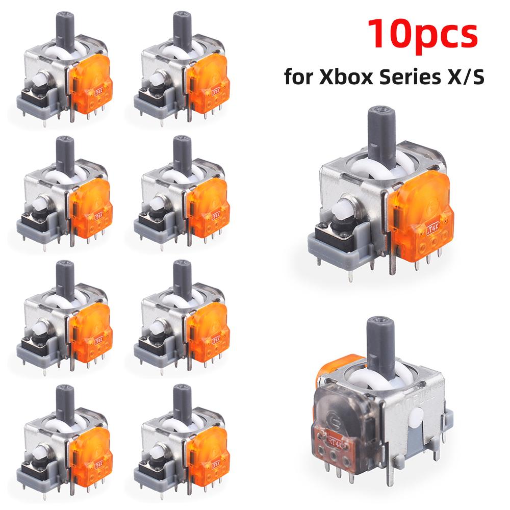 10 шт. Сменные 3D-аналоговые стики с эффектом TMR для контроллера DualSense PS5 PS4, для Xbox Series X/S, запчасти для ремонта
