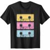 Mens' Retro Vintage Music T-shirt Relive The 80s Embrace The Tunes Graphic Printed Women Men T Shirts Camisetas