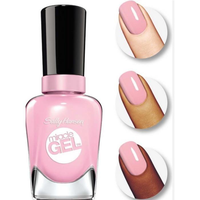 Vernis à ongle - Sally Hansen - Gel de Miracle Couleur de Clou N. 160 - Rose - 0.5 fl. Oz. - 14.8 ml